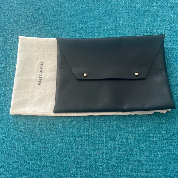Tribe Alive Leather Clutch - Picture 4 of 7